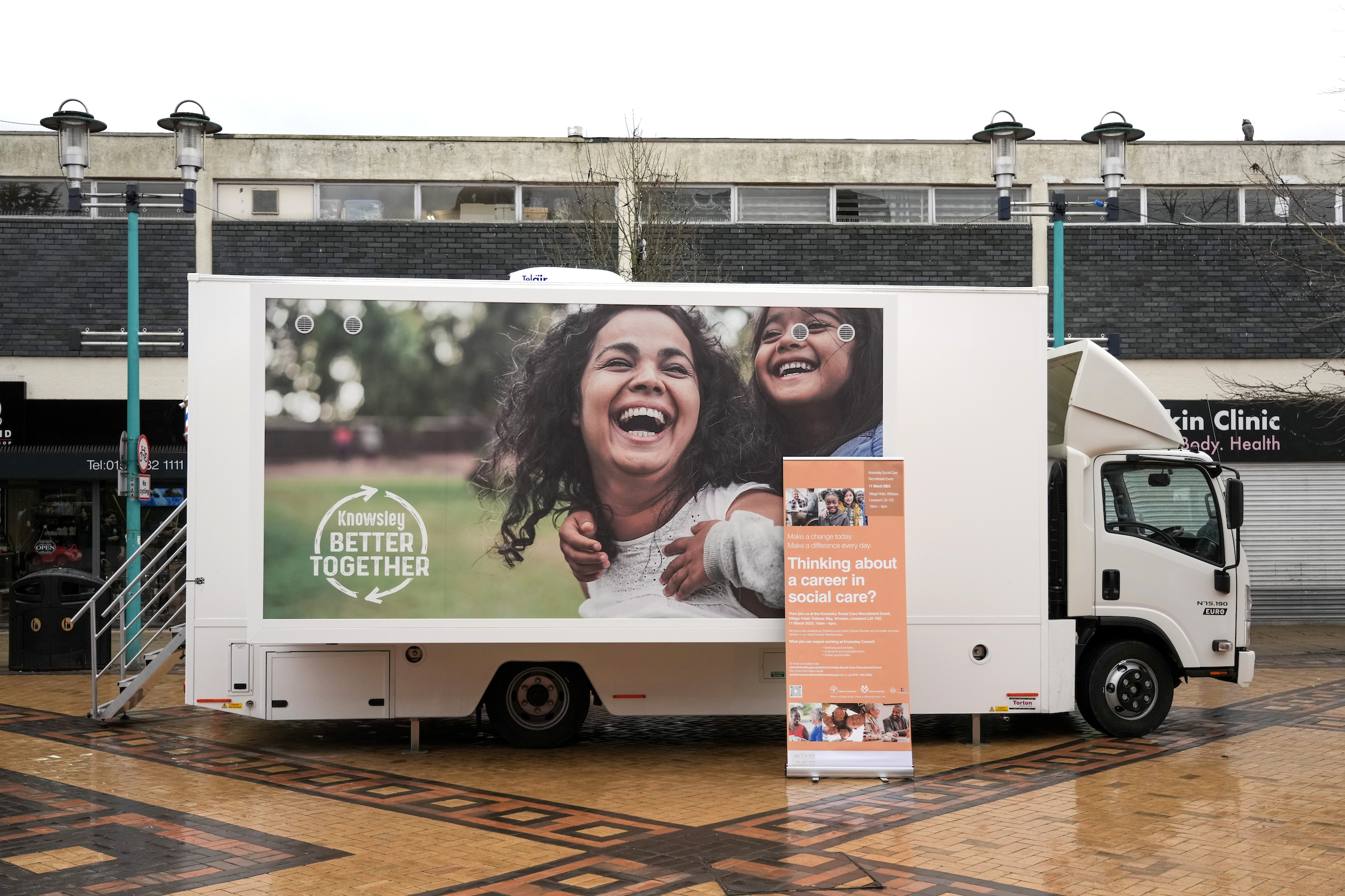 Take your service into the heart of the community with the Knowsley Better Together mobile unit!